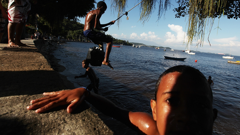 Illustration for article titled Shocking Photos from the Water Sports Site of the Rio Olympics